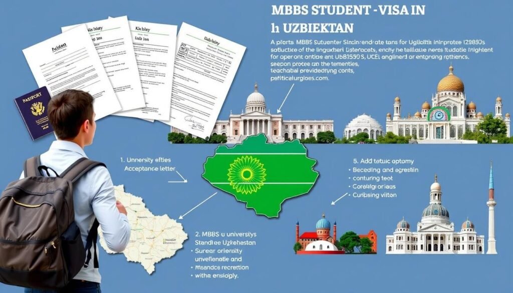 Visa Requirements and Application Process for MBBS in Uzbekistan 1 uzbekistan mbbs student visa