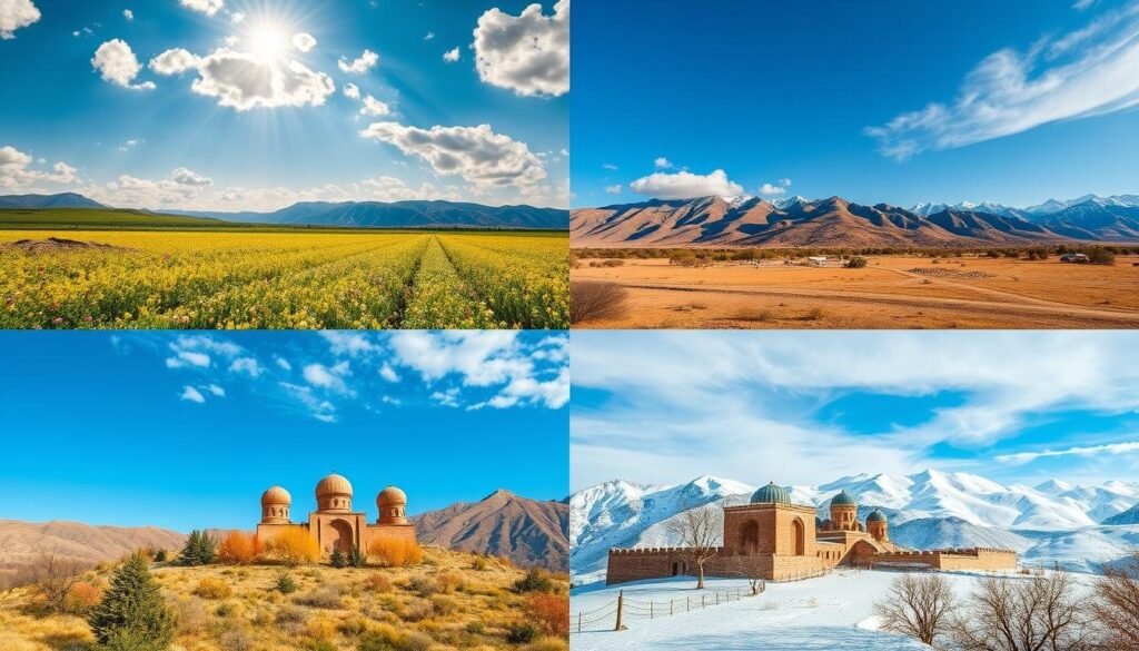 Weather and Seasonal Changes in Uzbekistan: Student Guide 1 uzbekistan weather for students